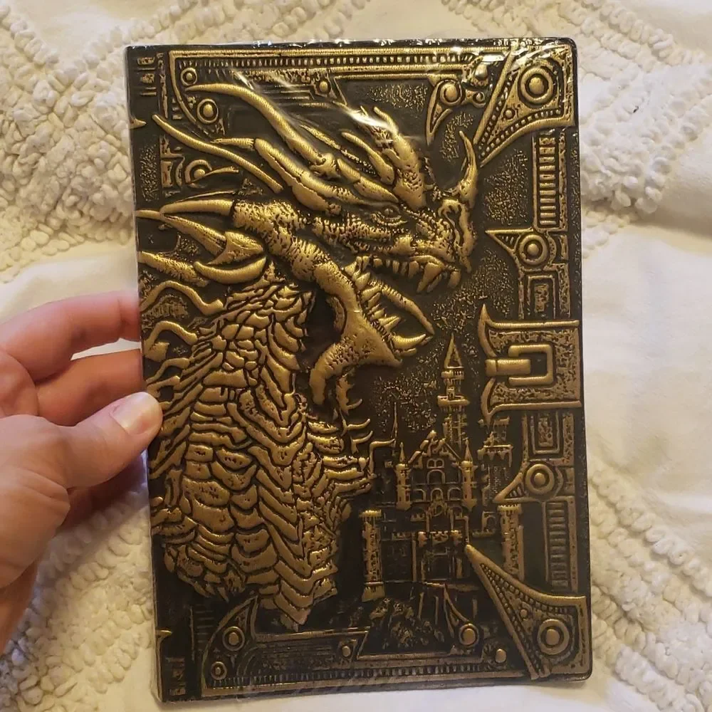 Embossed Dragon journal planner book diary manifest lined pages